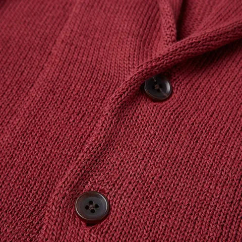 Shawl Collar Knit Cardigan