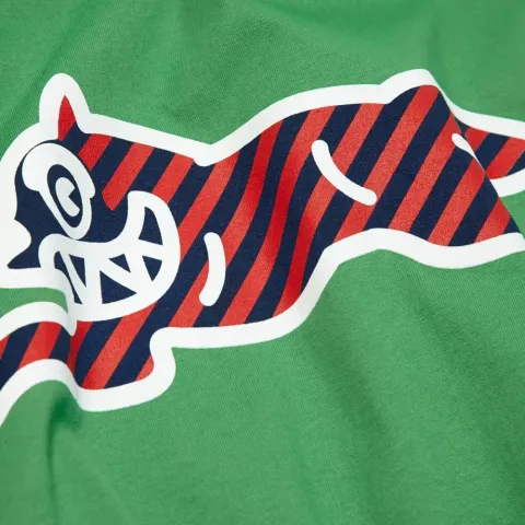 Striped Running Dog Tee