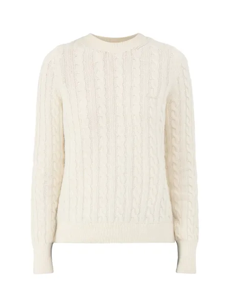 BARBOUR Ashdown Wool Blend Cable Knit Jumper