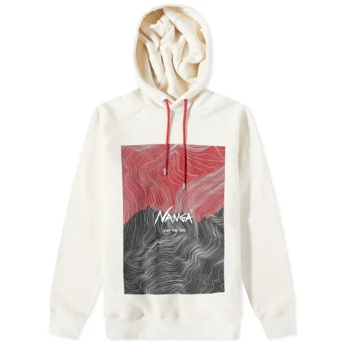 Eco Hybrid Contour Map Logo Hoodie