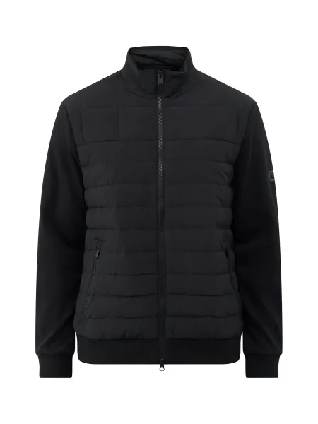 Barbour International Collins Baffle Quilted Zip Through Sweatshirt