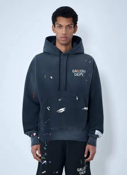 Paint Splatter Hooded Sweatshirt