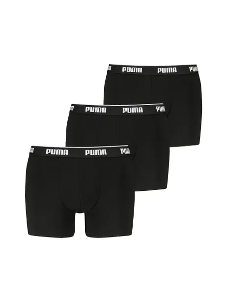 Puma MEN EVERYDAY BASIC BOXERS 3P Black
