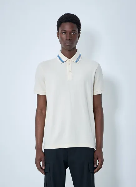 Polo Shirt with Contrast Collar