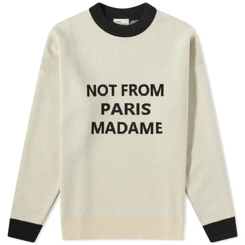 Not From Paris Madame Crew Knit