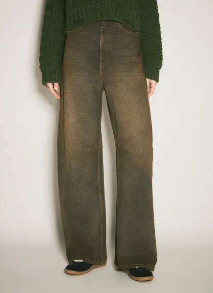 Raw-Trims Five-Pocket Jeans