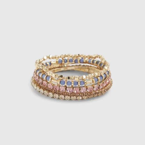 River Island Diamante Bracelets Pack Of 5