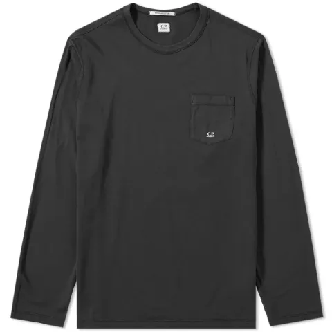 Long Sleeve Pocket Logo Tee