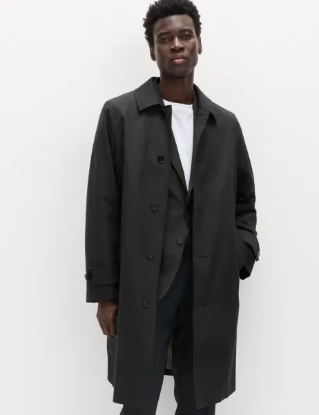 Marks & Spencer The Pure Cotton Mac Black
