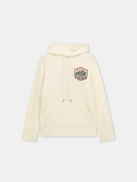 CHATEAU SKETCH HOODIE - Alabaster