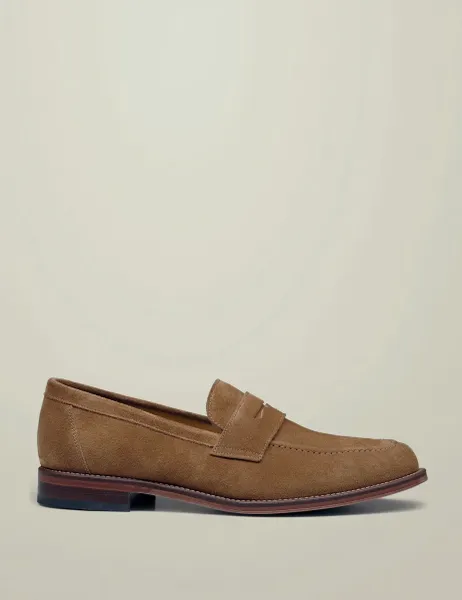 Charles Tyrwhitt Suede Loafers Brown