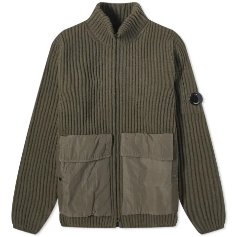 Lambswool Mixed Zip