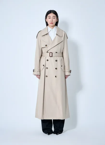 Cotton Twill Trench Coat
