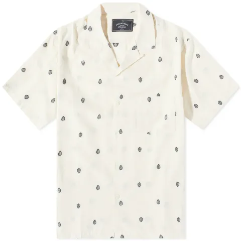 Leafe Embroidered Vacation Shirt