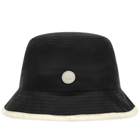 Contrast Rib Bucket Hat