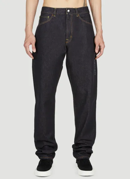 Text Print Jeans