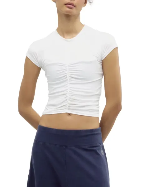 FP Movement Ruched Crop T-Shirt White