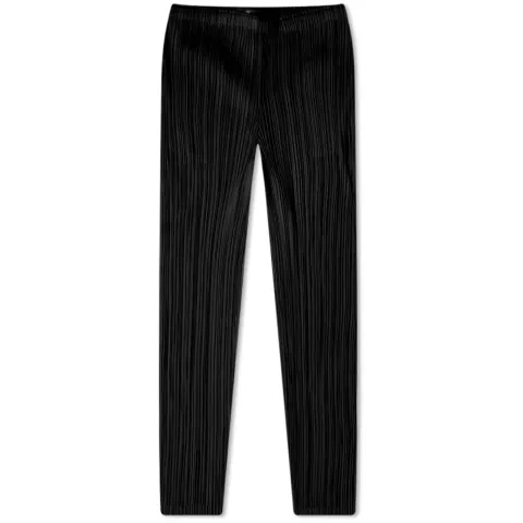 Basics Pleats Straight Trousers