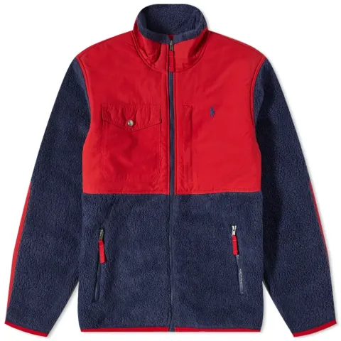 Panelled Zip Through Fleece
