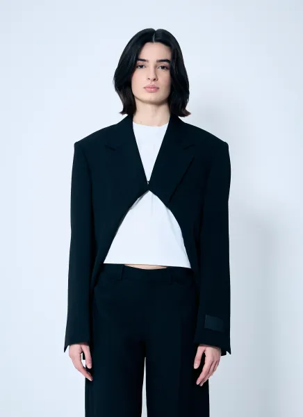 Pull-Back Cut-Out Blazer