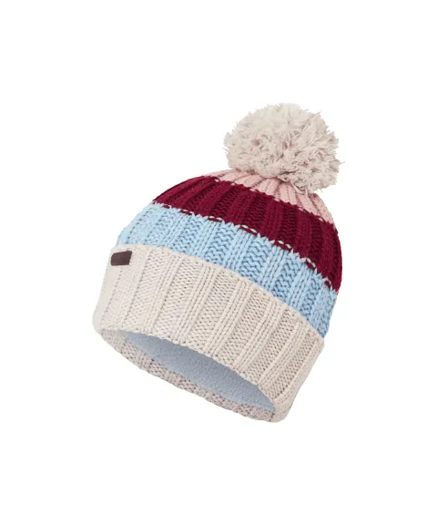 Schöffel Country Millford Bobble Hat - Oat/Burgandy