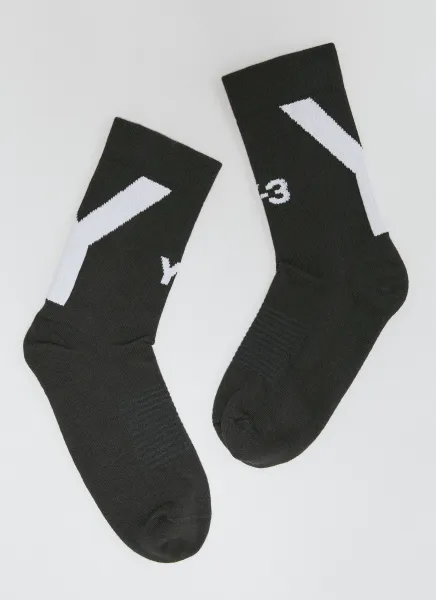 High-Top Logo Socks