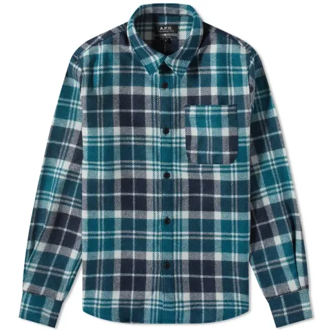 A.P.C. Trek Plaid Overshirt