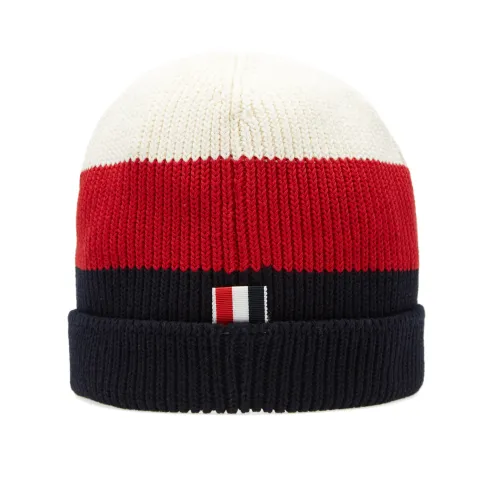Ribbed Tricolour Beanie