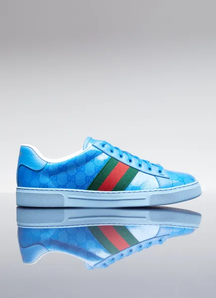 GG Crystal Canvas Sneakers