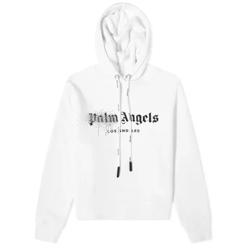 Rhinestone Spray Logo Hoodie