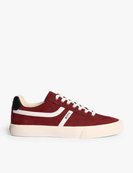 Boss Aiden Tenn trainers Dark Red