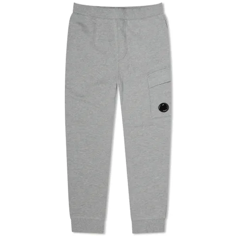 Diagonal Fleece Cargo Track Pants