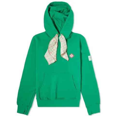 Scarf Hooded Crew Sweat