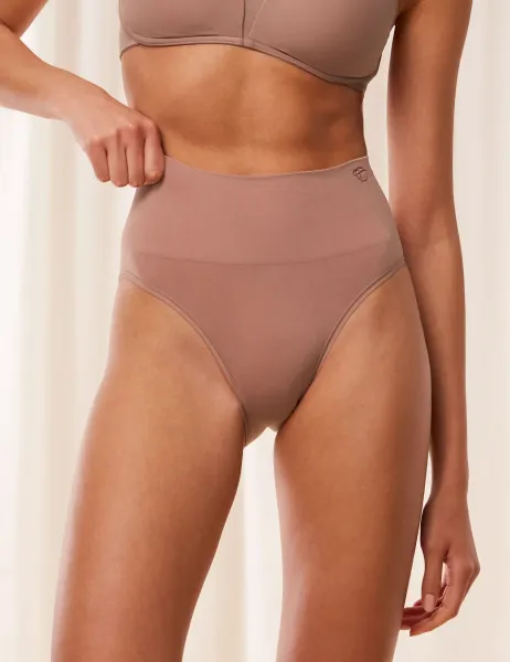 Triumph Soft Sculpt High Waisted Tummy Control Shaping Knickers Amber