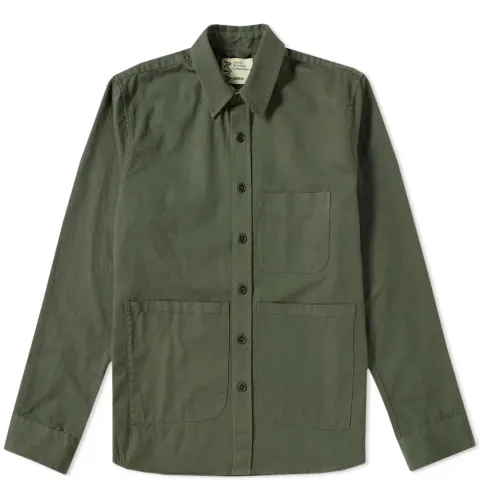 Patch Pocket Cotton Twill Chore Jacket