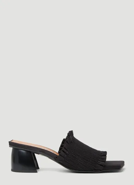 Smock Kitten Heel Mules