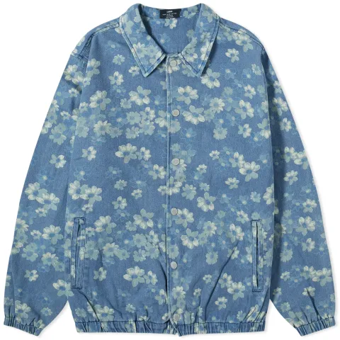 Garden Denim Coach Jacket