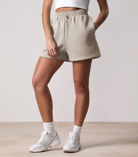 Women's Define Stone Raised Logo Shorts