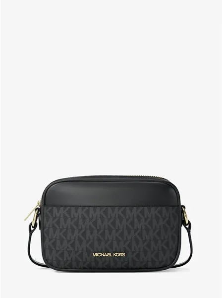 Michael Kors Jet Set Small Signature Logo Camera Crossbody Bag