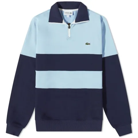 Quarter Zip Stripe Sweat