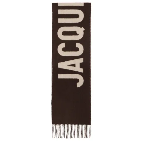 Jacquard Logo Scarf