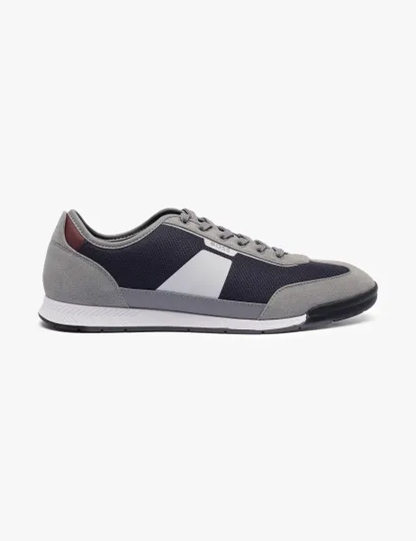Boss Lace Up Trainers Blue Mix