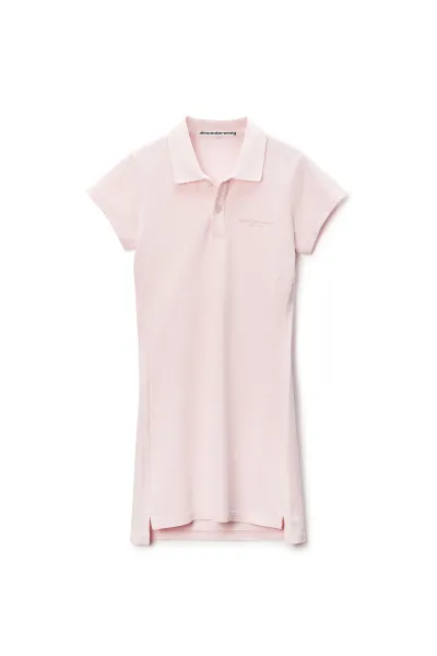 crystal embellished polo dress