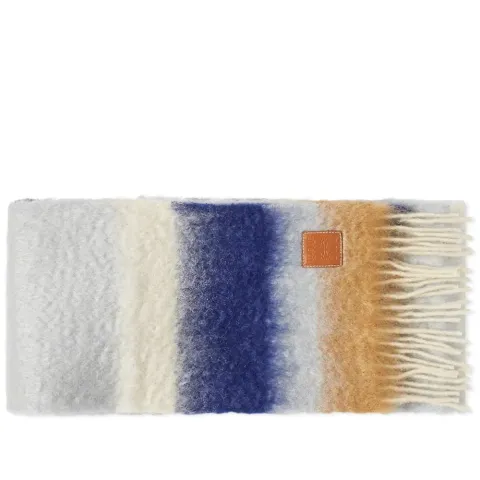 Mohair Stripe Scarf