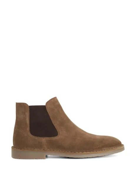 Suede Chelsea Boots Taupe