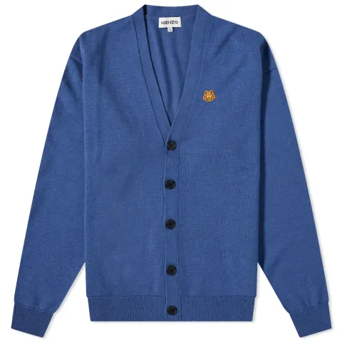 Tiger Crest Knit Cardigan