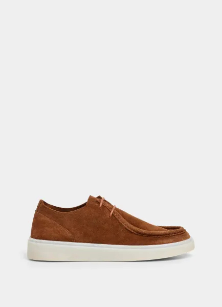 Suede Lace Moccasin Shoe