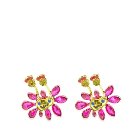 Fasciation Flower Earrings