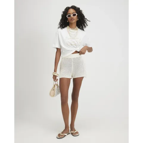 River Island Cotton Summer In Capri Boxy T-Shirt