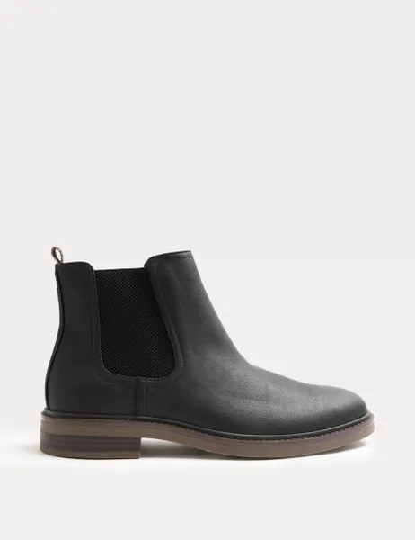 Marks & Spencer Pull-On Chelsea Boots Black